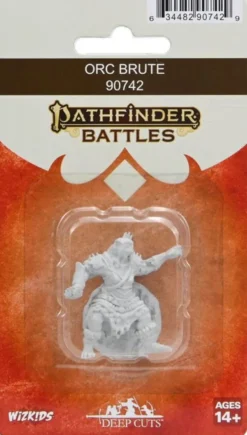 Pathfinder Deep Cuts Unpainted Miniatures - Orc Brute