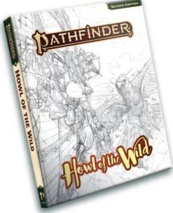 Pathfinder 2E: Howl of the Wild Sketch Cover VO