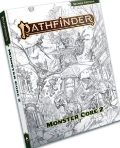 Pathfinder 2E: Monster Core 2 Sketch Cover VO