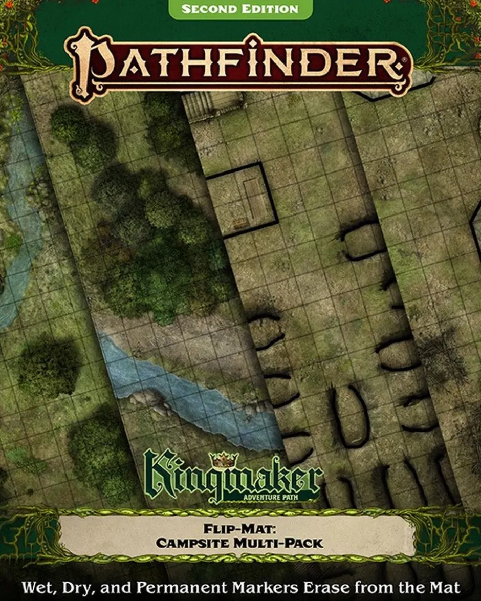 Pathfinder 2 - Kingmaker 10ème anniversaire - Flip-Mat Multi-Pack - Campsite