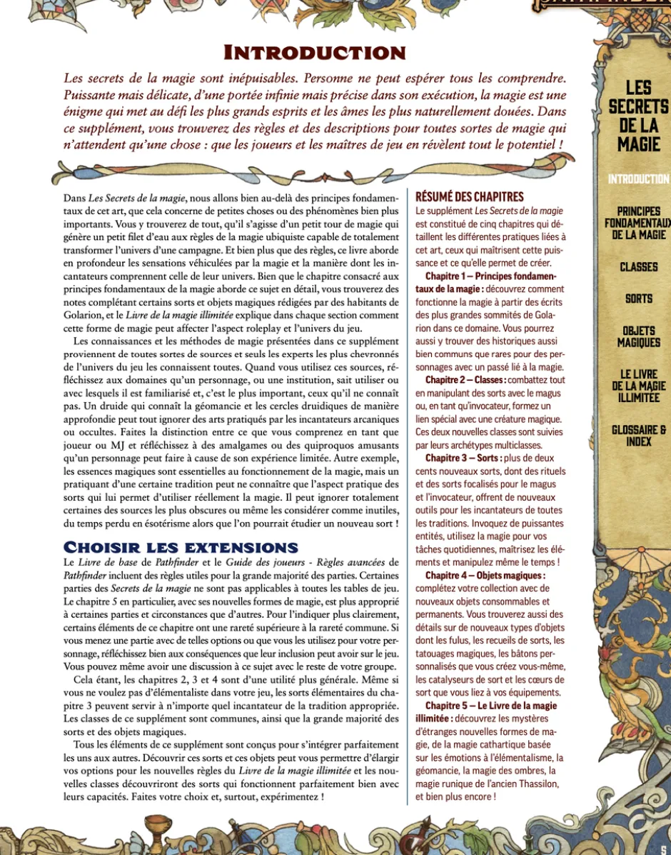 Pathfinder 2 - Les Secrets de la Magie