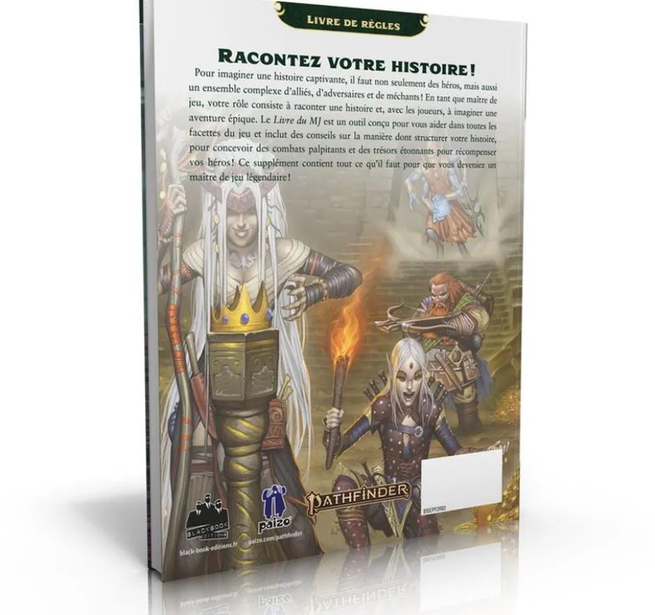 Pathfinder 2 - Livre du MJ version croquis