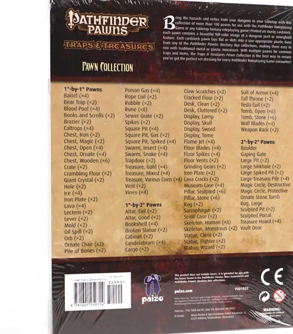 Pathfinder Pawns: Traps and Treasures Pawn Collection