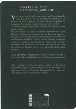 Pax Elfica : Le Lanternier (Roman)