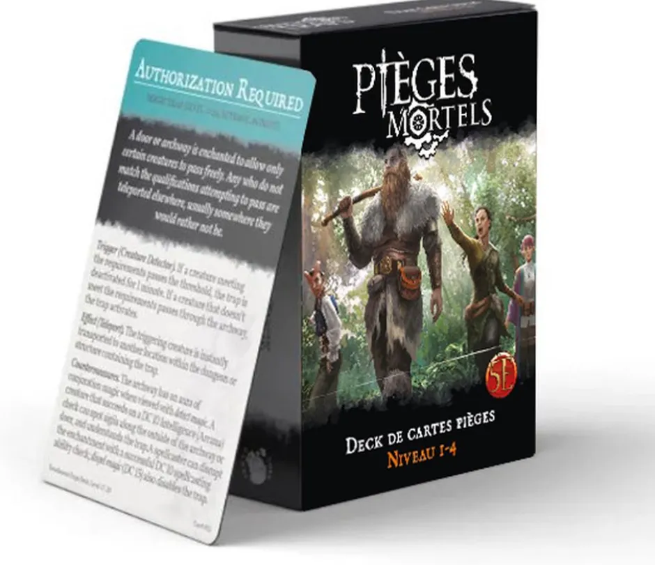 Pièges Mortels - 50 cartes Pièges Niv 1 à 4