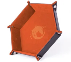 Piste à dés - Licorne Majestueuse : Hexagonale Orange