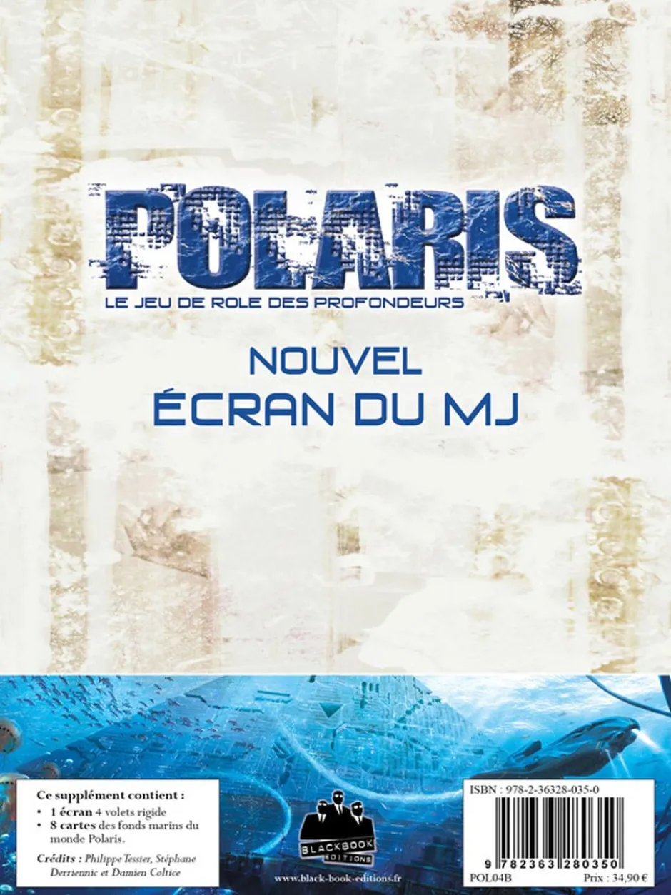 Polaris 3 - Nouvel Écran du MJ (ATTENTION ancienne fiche pour référence vente)
