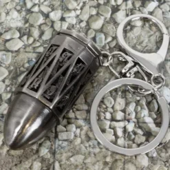 Porte-clés Balle & Mini Dés – Collection Gunslinger