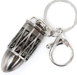 Porte-clés Balle & Mini Dés – Collection Gunslinger