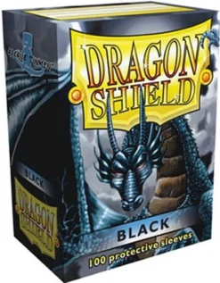 Protège-cartes : Dragon Shield Black (63x88 mm)