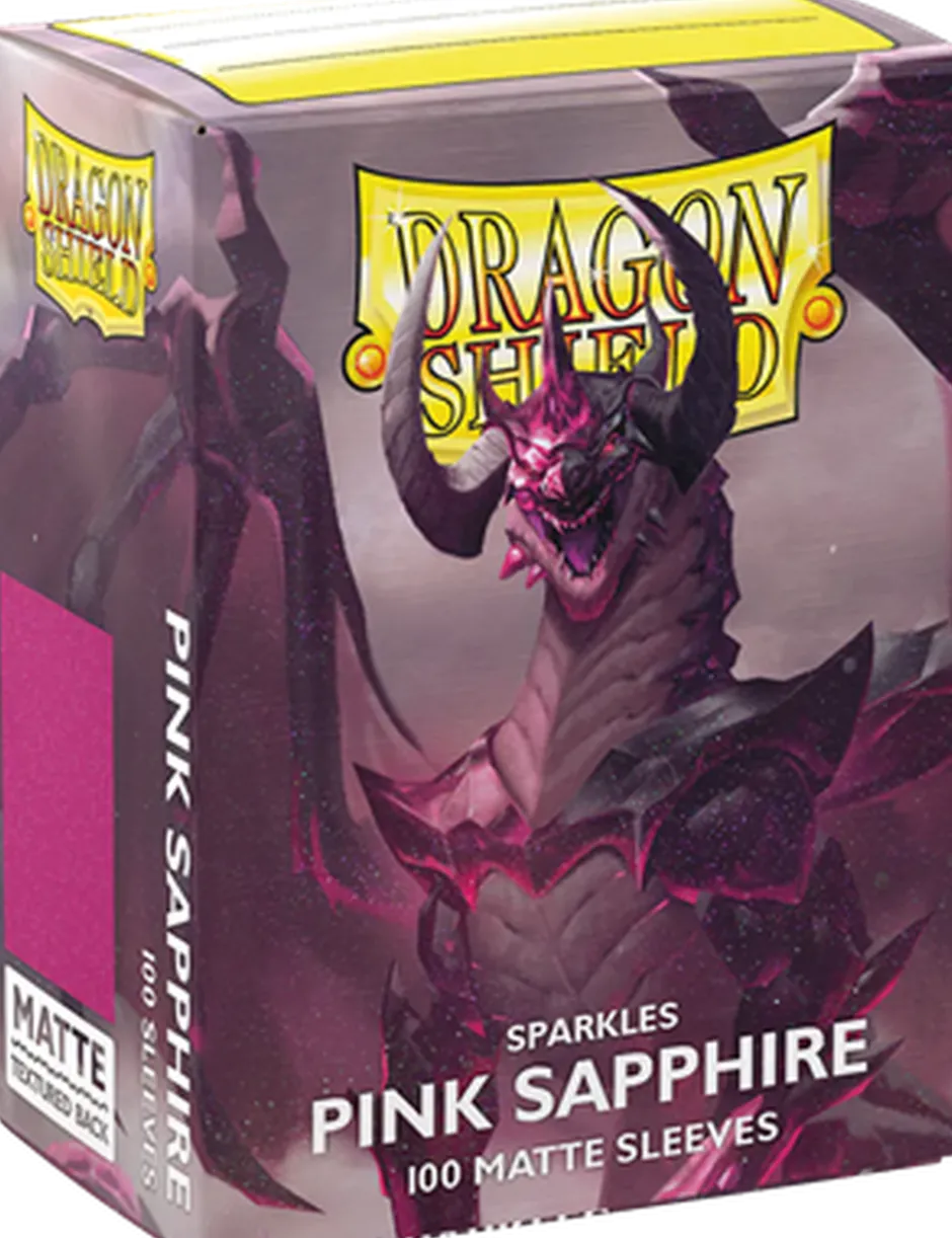 Protège-cartes : Dragon Shield Matte - Pink Sapphire (63 x 88 mm)