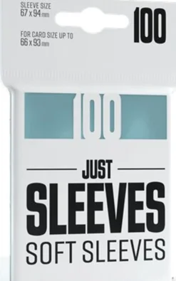Protège-cartes : Gamegenic Just Sleeves Soft (67x94mm)