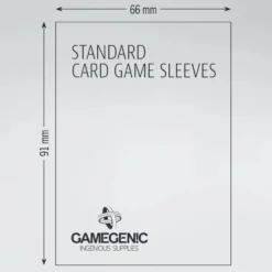 Protège-cartes : Gamegenic Standard Card Game Value Pack 200 Matte Sleeves (66x91mm)
