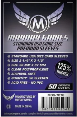 Protège-cartes : Mayday Games Card 56x87mm USA PREMIUM