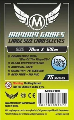 Protège-cartes : Mayday Games Card 70x120mm Large Size Tarot PREMIUM