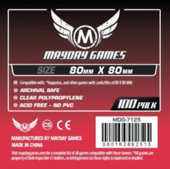 Protège-cartes : Mayday Games Card 80x80mm Square STANDARD