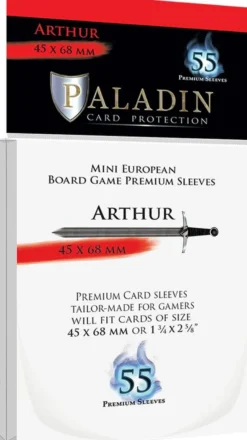 Protège-cartes : Paladin Arthur Premium Sleeves (45x68mm)