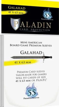 Protège-cartes : Paladin Galahad Premium Sleeves (41x63mm)