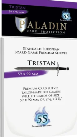 Protège-cartes : Paladin Tristan Premium Sleeves (59x92mm)