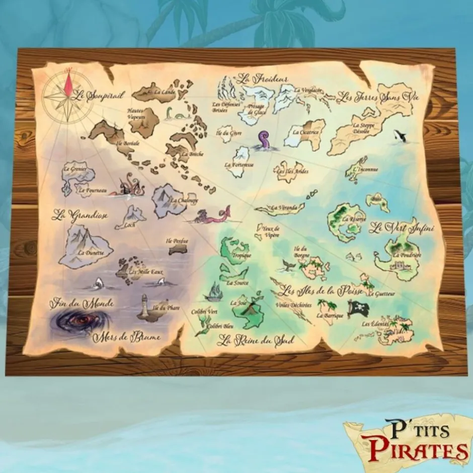 P'tits Pirates : Carte de la Grande Dame Bleue