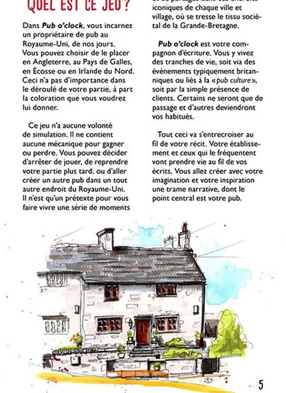 Pub o’Clock – Jeu de Rôle Solo