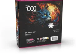Puzzle : Colorful cat