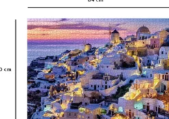 Puzzle : Coucher de soleil sur Santorin