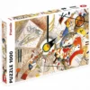 Puzzle Kandinsky: Bustling aquarelle