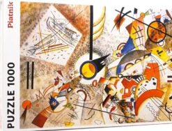 Puzzle Kandinsky: Bustling aquarelle