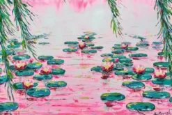 Puzzle : Les nénuphars roses