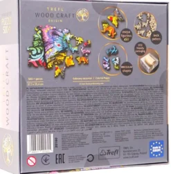 Puzzle 500 pièces en bois - Colorfull Puppy