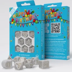 Q Workshop 20th Anniversary: Happy Birthday Dice Set