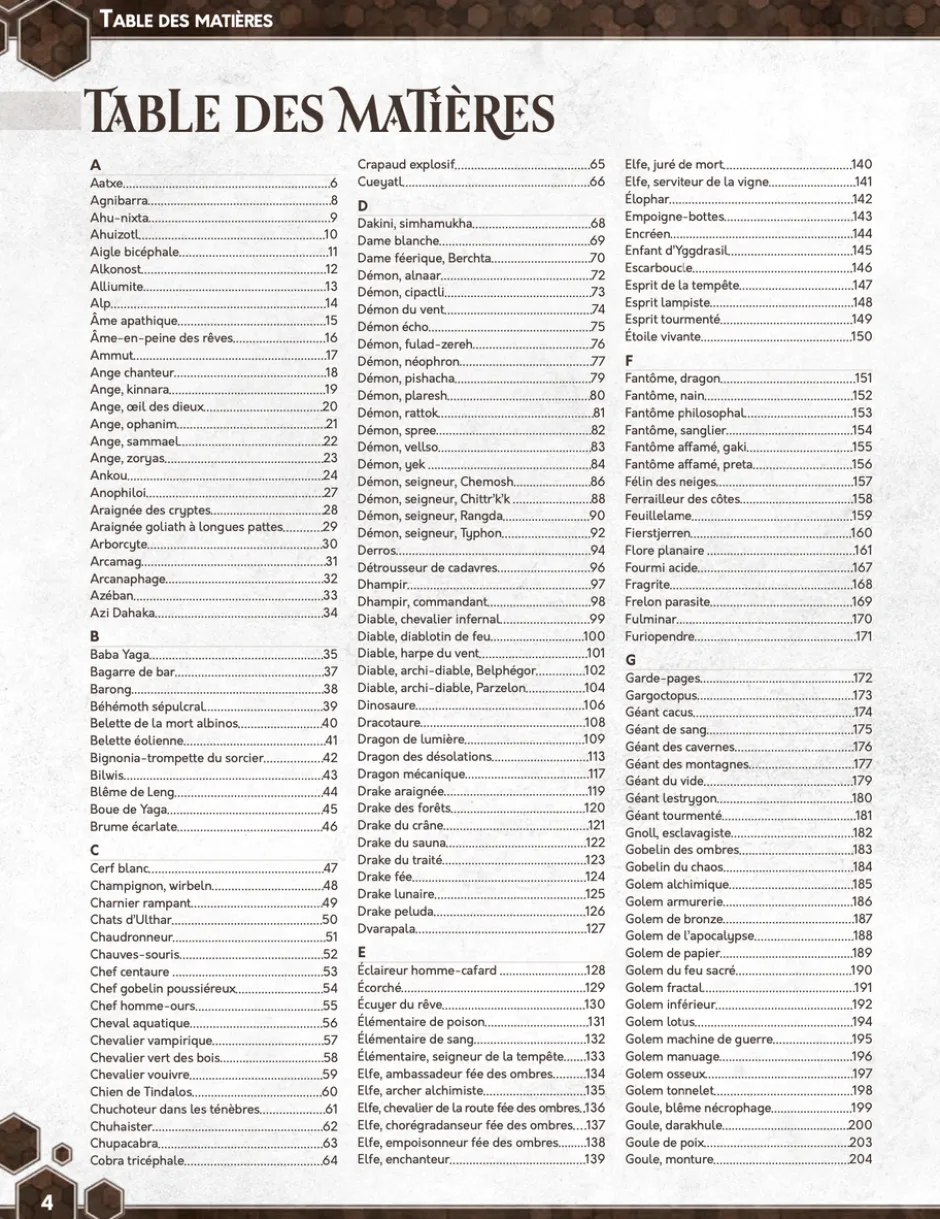 Role'n Play - Codex des monstres volume 2