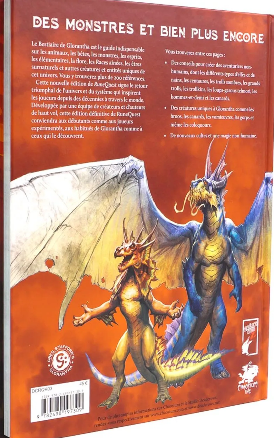 Runequest : Bestiaire de Glorantha