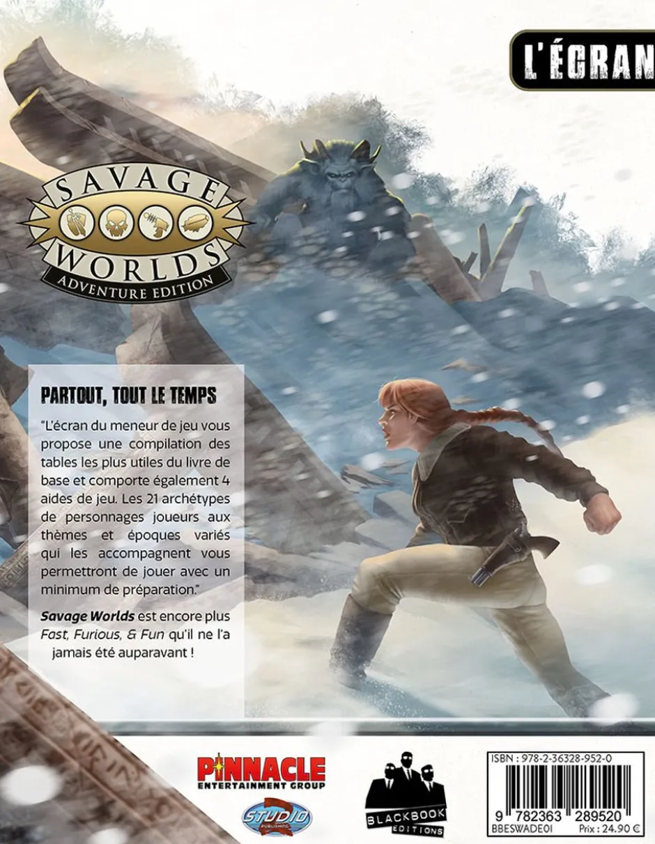 Savage Worlds Adventure Edition - Écran du MJ