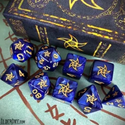 Set de dés : Blue Astral Elder Sign Dice Set