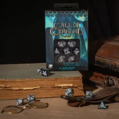 Set de dés : Call of Cthulhu Abyssal / White