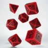 Set de dés - Celtic 3D Revised Red / Black