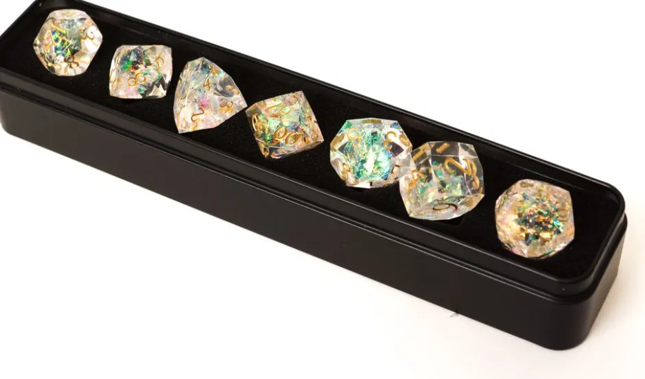 Set de dés : Crystal Diamant
