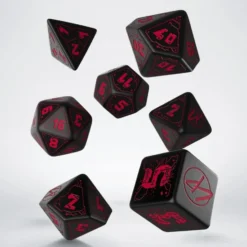 Set de dés : Cyberpunk Red - Blood over Chrome Dice Set