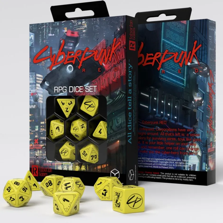 Set de dés : Cyberpunk Red - Danger Zone Dice Set