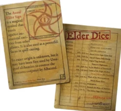 Set de dés - Elder Dice : Astral Elder Sign - Silver Key