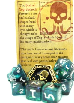 Set de dés - Elder Dice : Seal of Yog-Sothoth - Dunwich Nightmare Polyhedral Collection