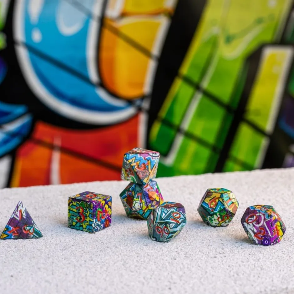 Set de dés : Full Art Dice™ Set - Graffiti