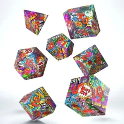 Set de dés : Full Art Dice™ Set - Graffiti