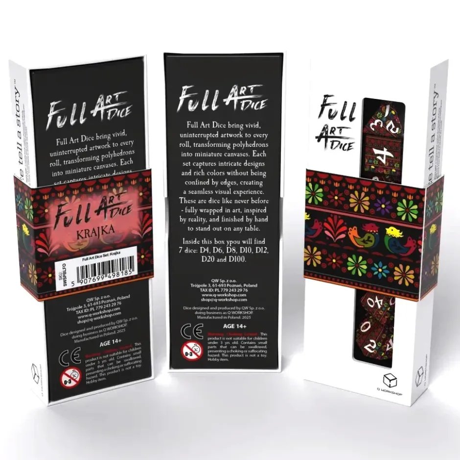 Set de dés : Full Art Dice™ Set - Krajka