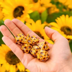 Set de dés : Full Art Dice™ Set - Sunflower
