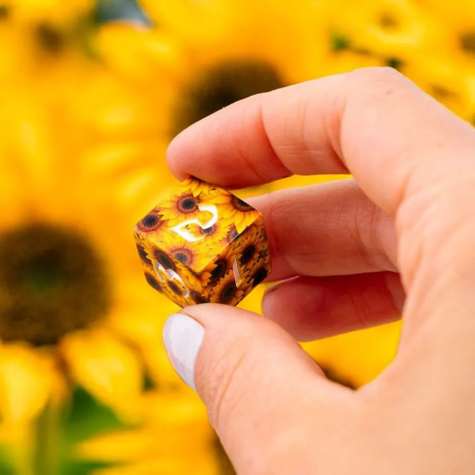 Set de dés : Full Art Dice™ Set - Sunflower