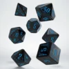 Set de dés : Galactic Black & Blue