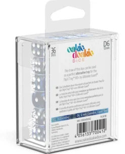 Set de dés - Gemidice Liquid Steel (36 d6)